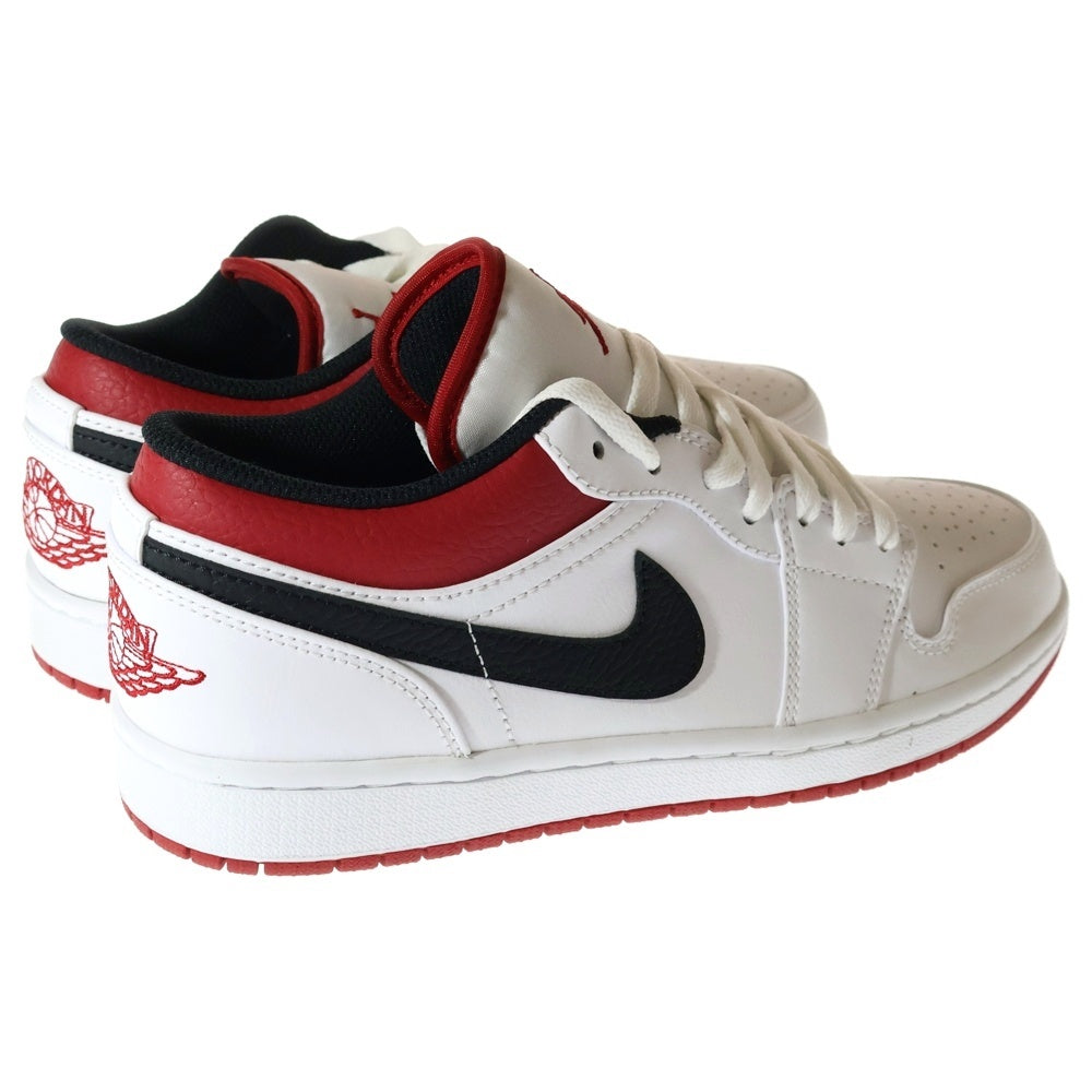 NIKE(ナイキ) AIR JORDAN 1 LOW エアジョーダン1 ローカットスニーカー ホワイト/レッド US8/26cm 553558-118