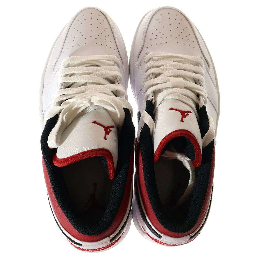 NIKE(ナイキ) AIR JORDAN 1 LOW エアジョーダン1 ローカットスニーカー ホワイト/レッド US8/26cm 553558-118
