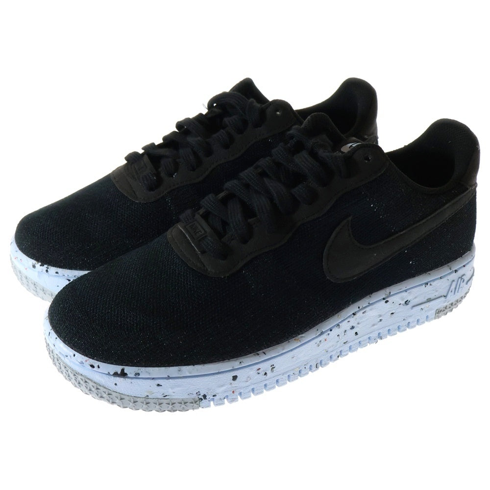 NIKE(ナイキ) AIR FORCE 1 CRATER FLYKNIT エアフォース1 クレーター フライニット ローカットスニーカー ブラック US8/26cm DC4831-001