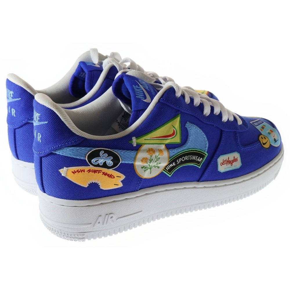 NIKE(ナイキ) AIR FORCE 1 07 PRM Patched Up エアフォース1 パッチドアップ ローカットスニーカー ブルー US8/26cm DX2304-400