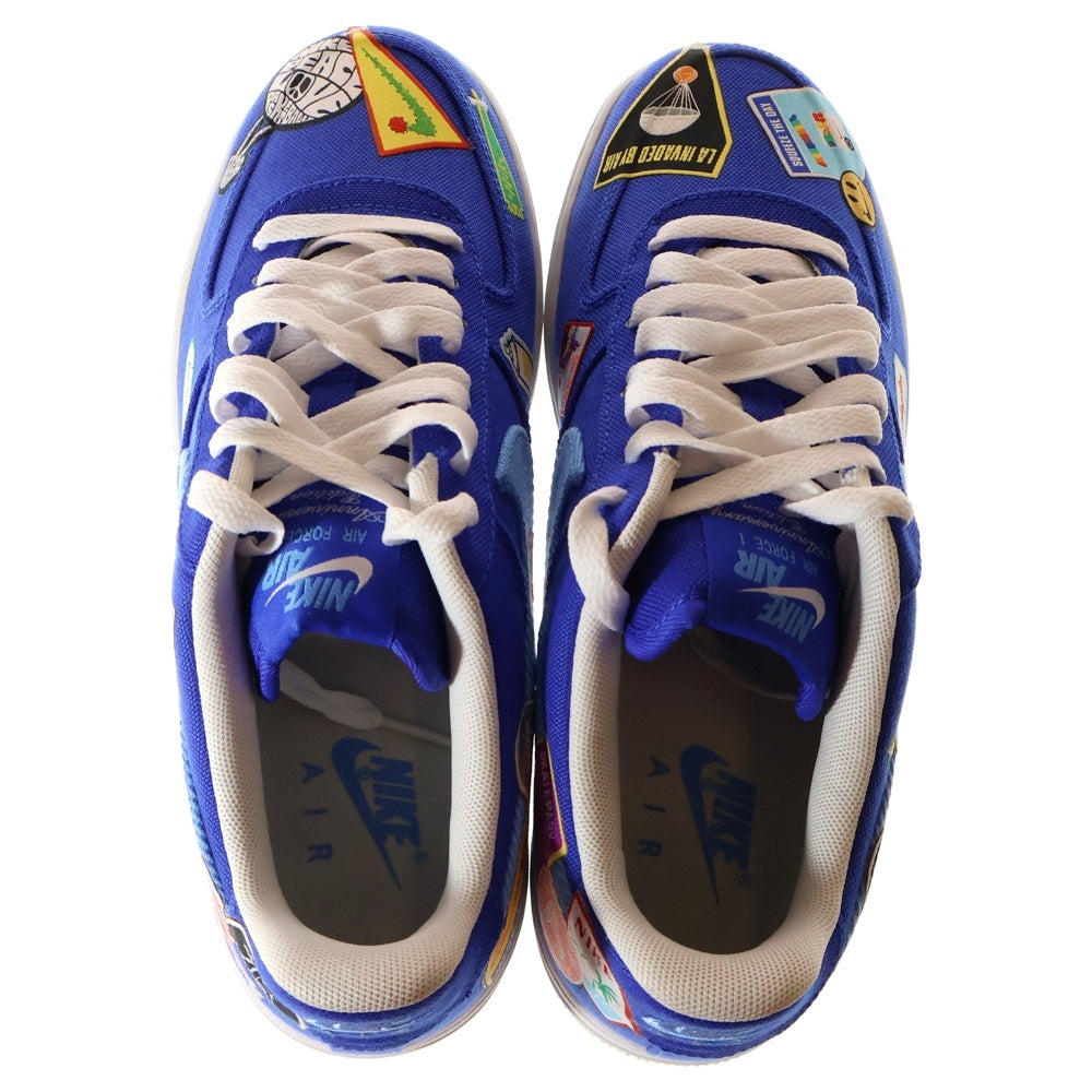 NIKE(ナイキ) AIR FORCE 1 07 PRM Patched Up エアフォース1 パッチドアップ ローカットスニーカー ブルー US8/26cm DX2304-400