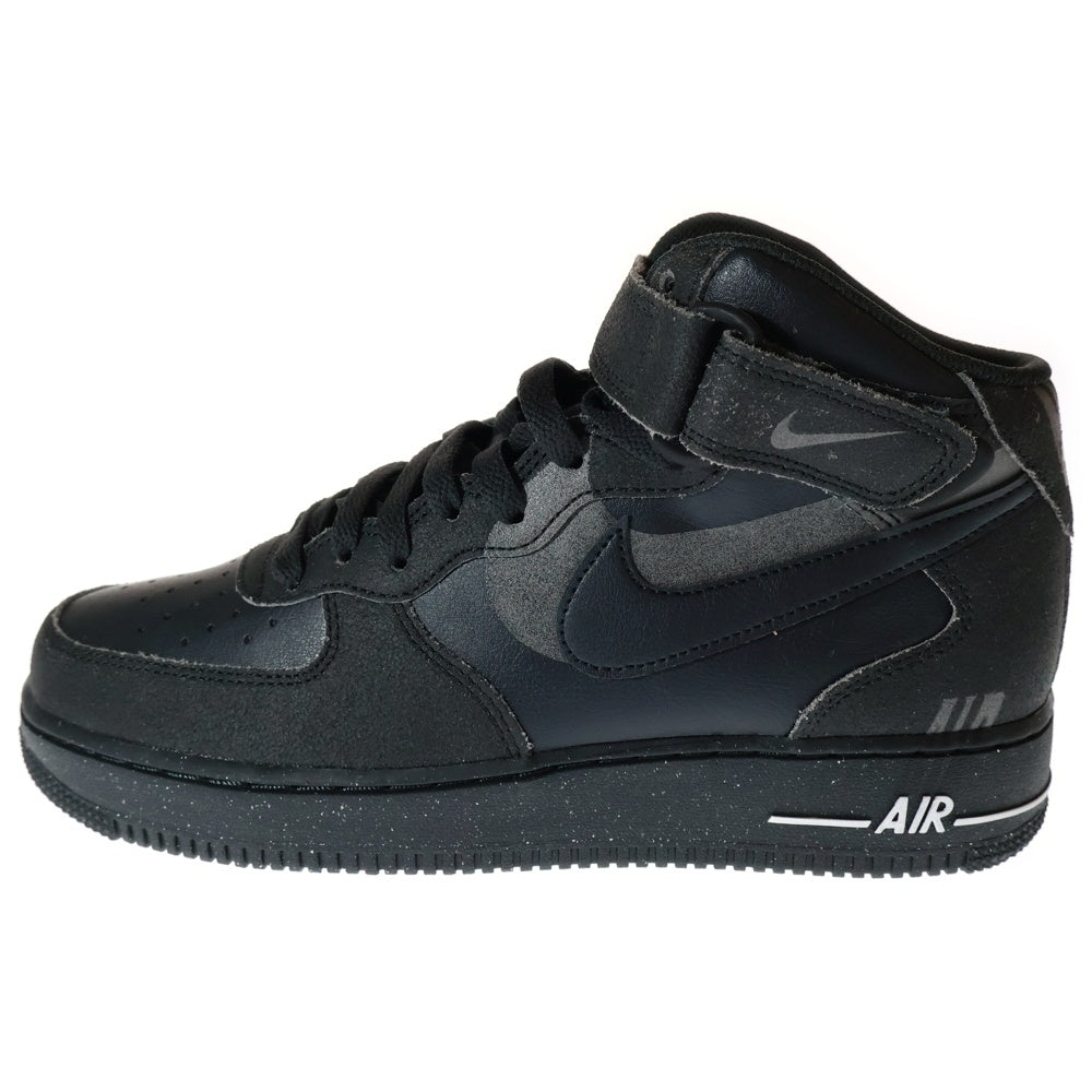 NIKE(ナイキ) AIR FORCE 1 MID HALLOWEEN エアフォース 1 ハロウィーン ミッドカットスニーカー ブラック US8/26cm DQ7666-001