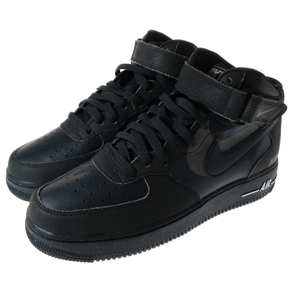 NIKE(ナイキ) AIR FORCE 1 MID HALLOWEEN エアフォース 1 ハロウィーン ミッドカットスニーカー ブラック US8/26cm DQ7666-001