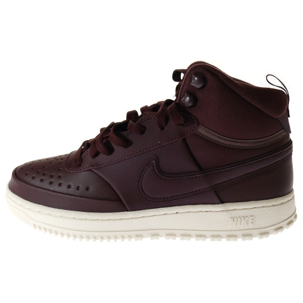 NIKE(ナイキ) COURT VISION MID コートビジョン ウィンター ミッドカットスニーカー バーガンディ US8/26cm DR7882-600