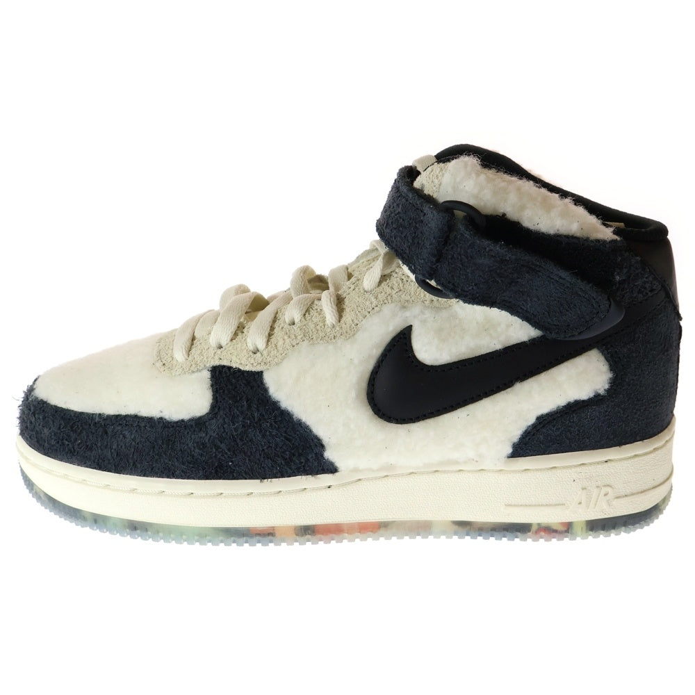NIKE(ナイキ) AIR FORCE 1 MID 07 PREMIUM エアフォース1 プレミアム ココナッツ ミドルカットスニーカー ホワイト/グレー US8/26cm DO2123-113