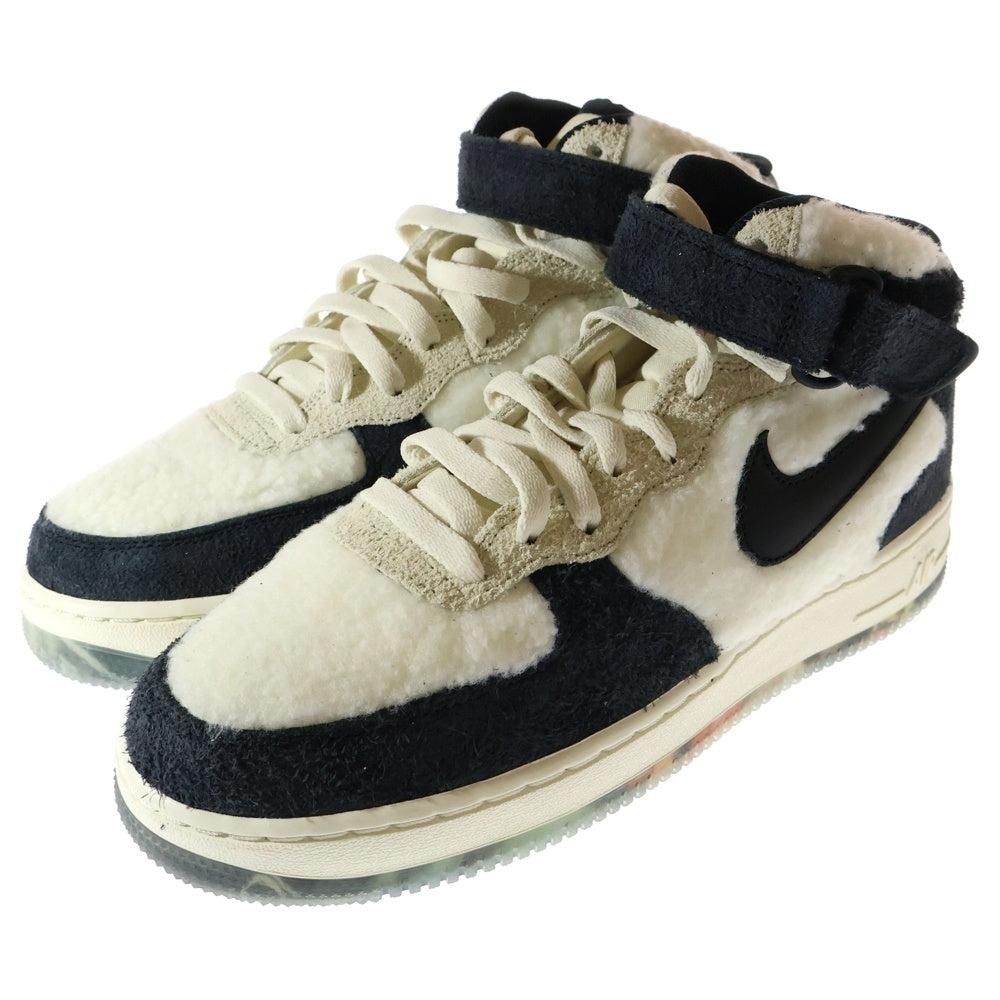 NIKE(ナイキ) AIR FORCE 1 MID 07 PREMIUM エアフォース1 プレミアム ココナッツ ミドルカットスニーカー ホワイト/グレー US8/26cm DO2123-113