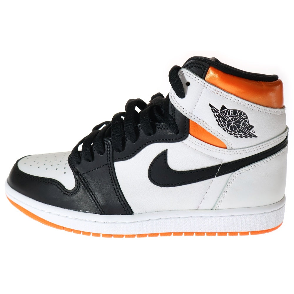 NIKE(ナイキ) AIR JORDAN 1 HIGH OG ELECTRO ORANGE エアジョーダン1 エレクトロオレンジ ハイカットスニーカー ホワイト/オレンジ US8/26cm 555088-180