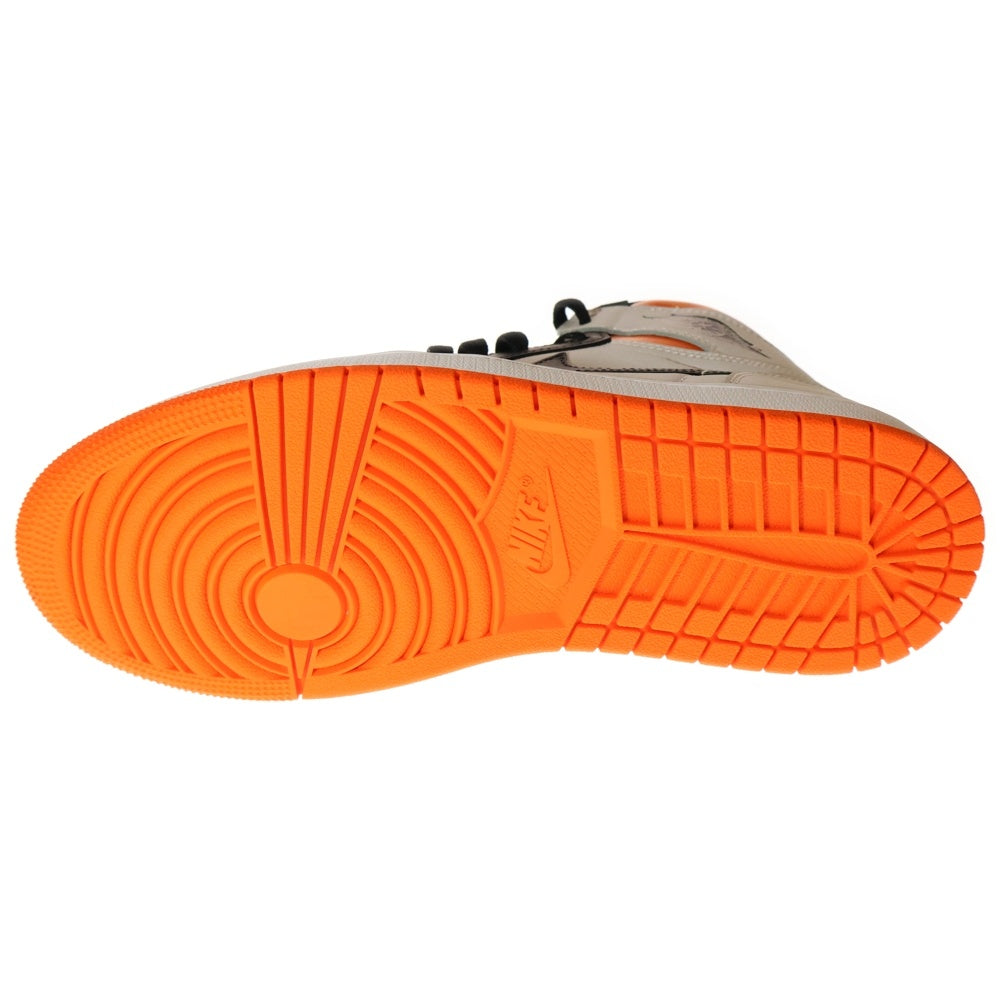 NIKE(ナイキ) AIR JORDAN 1 HIGH OG ELECTRO ORANGE エアジョーダン1 エレクトロオレンジ ハイカットスニーカー ホワイト/オレンジ US8/26cm 555088-180
