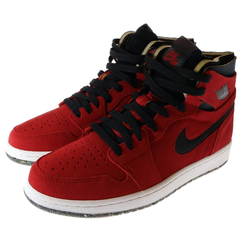 NIKE(ナイキ) AIR JORDAN 1 HIGH ZOOM RED SUEDE ナイキ エアジョーダン ハイ ズーム レッド スウェード ハイカットスニーカー レッド/ブラック US8/26cm CT0978-600