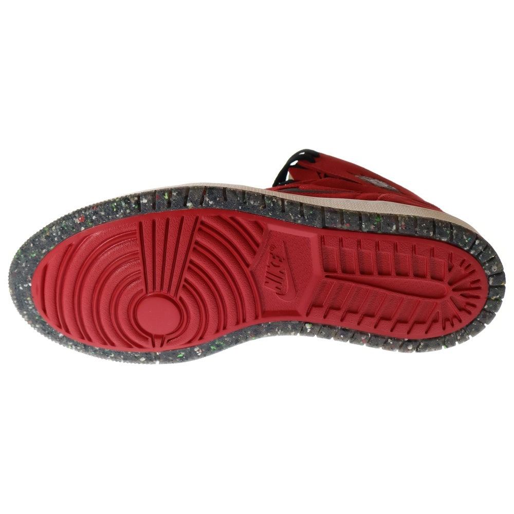 NIKE(ナイキ) AIR JORDAN 1 HIGH ZOOM RED SUEDE ナイキ エアジョーダン ハイ ズーム レッド スウェード ハイカットスニーカー レッド/ブラック US8/26cm CT0978-600