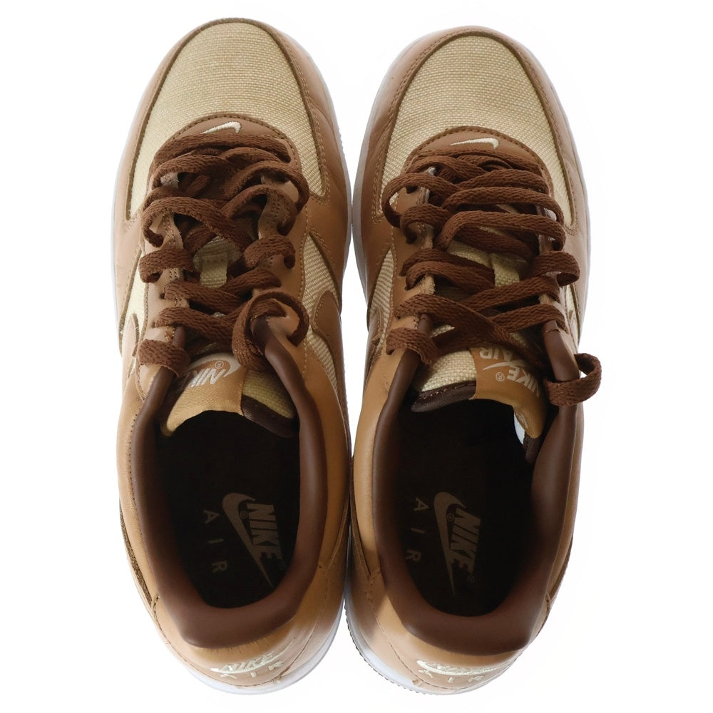 NIKE(ナイキ) AIR FORCE 1 QS NATURAL UNDERBRUSH ACORN エアフォースワン キューエス ナチュラル アンダーブラッシュ エイコーン ローカットスニーカー US8/26cm DJ6395-100