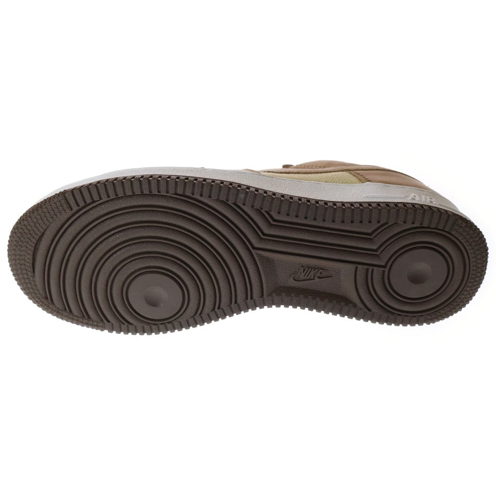 NIKE(ナイキ) AIR FORCE 1 QS NATURAL UNDERBRUSH ACORN エアフォースワン キューエス ナチュラル アンダーブラッシュ エイコーン ローカットスニーカー US8/26cm DJ6395-100