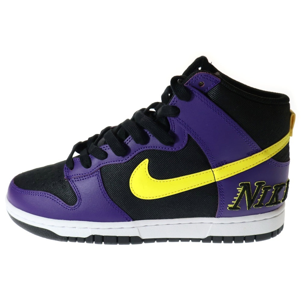 NIKE(ナイキ) DUNK HIGH COURT PURPLE LAKERS ダンクハイ コートパープル レイカーズ ハイカットスニーカー パープル/ブラック US8/26cm DH0642-001