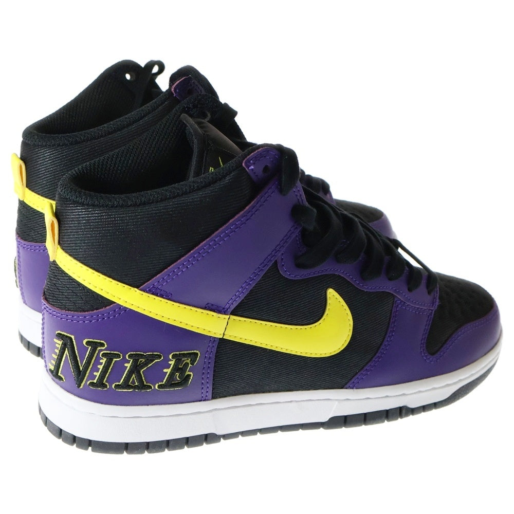 NIKE(ナイキ) DUNK HIGH COURT PURPLE LAKERS ダンクハイ コートパープル レイカーズ ハイカットスニーカー パープル/ブラック US8/26cm DH0642-001
