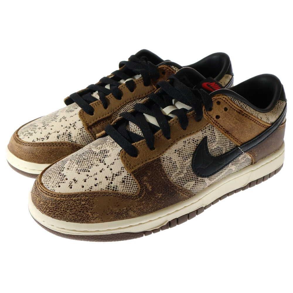 NIKE(ナイキ) DUNK LOW PRM HEAD 2 HEAD CO DOT JP ダンク プレミアム ヘッドトゥヘッド ローカットスニーカー ブラウン US8/26cm FJ5434-120