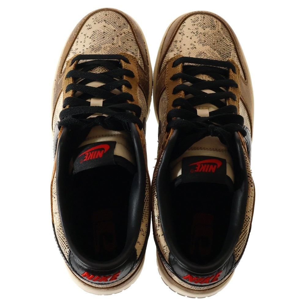 NIKE(ナイキ) DUNK LOW PRM HEAD 2 HEAD CO DOT JP ダンク プレミアム ヘッドトゥヘッド ローカットスニーカー ブラウン US8/26cm FJ5434-120