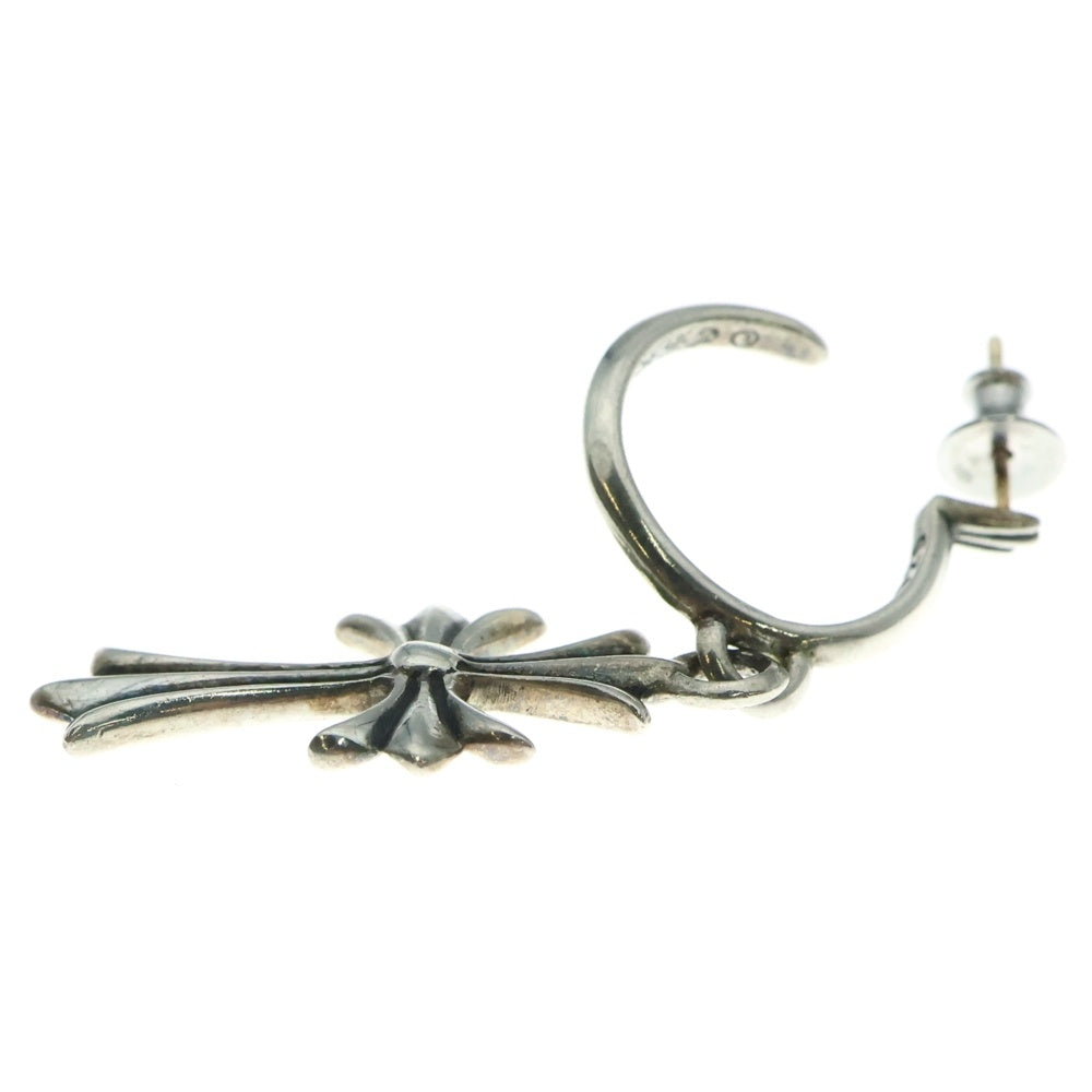 CHROME HEARTS(クロムハーツ) TINY CH CROSS タイニーCHクロス フープピアス シルバー BCA115