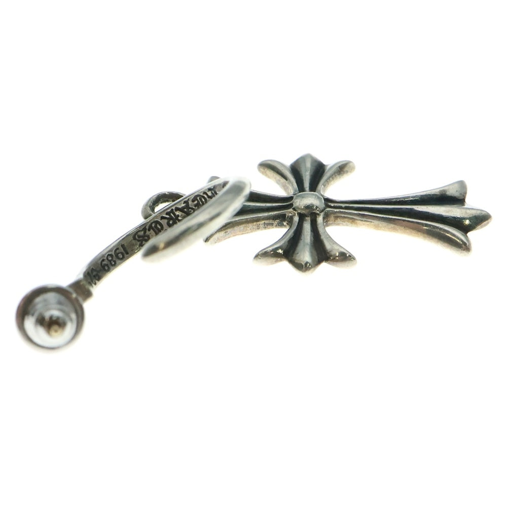 CHROME HEARTS(クロムハーツ) TINY CH CROSS タイニーCHクロス フープピアス シルバー BCA115