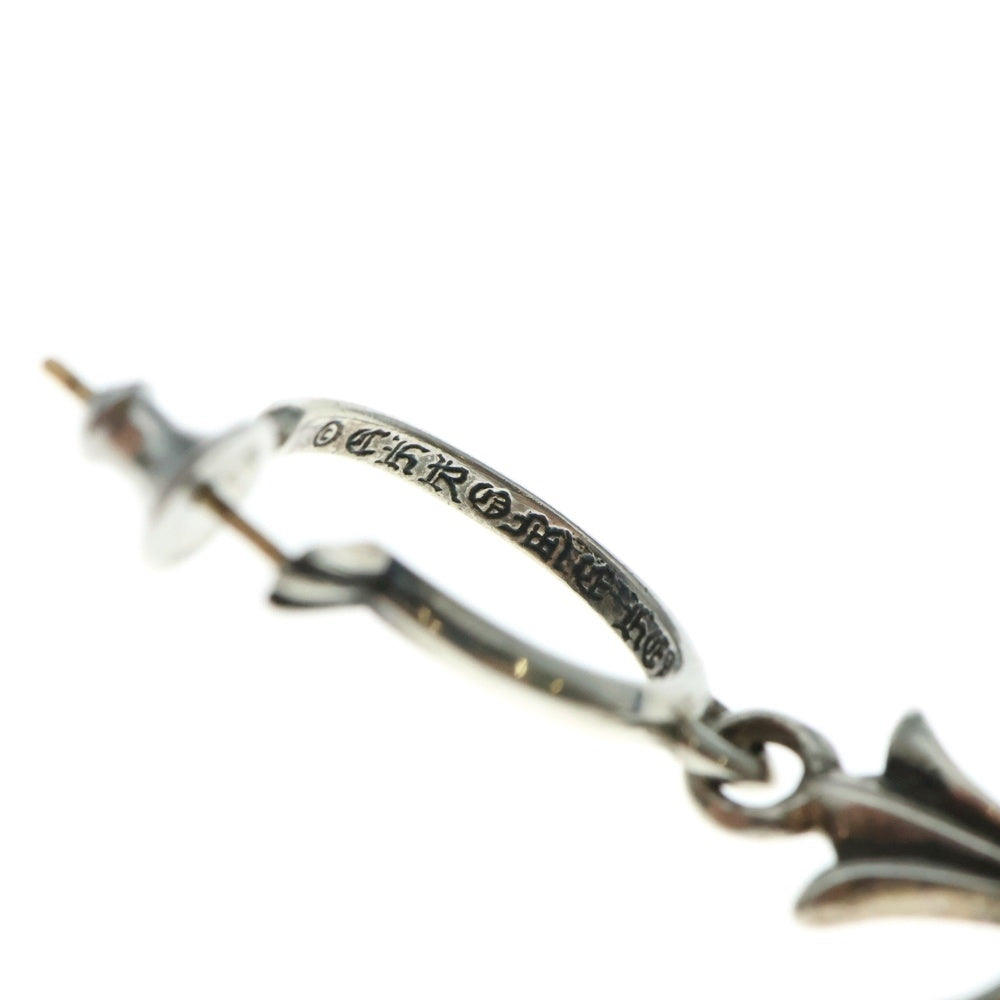 CHROME HEARTS(クロムハーツ) TINY CH CROSS タイニーCHクロス フープピアス シルバー BCA115