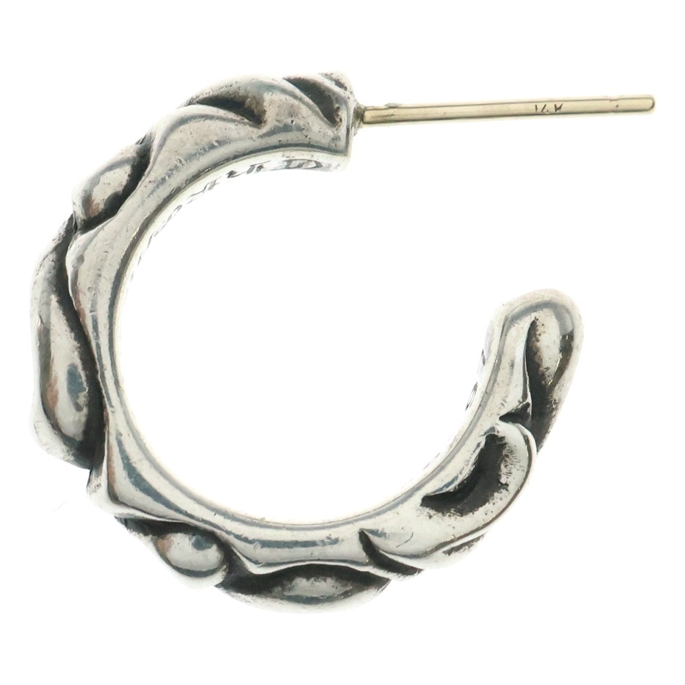 CHROME HEARTS(クロムハーツ) HOOP SCROOL スクロール フープピアス シルバー BCA102
