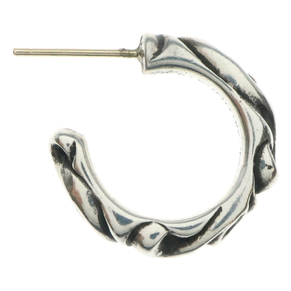CHROME HEARTS(クロムハーツ) HOOP SCROOL スクロール フープピアス シルバー BCA102