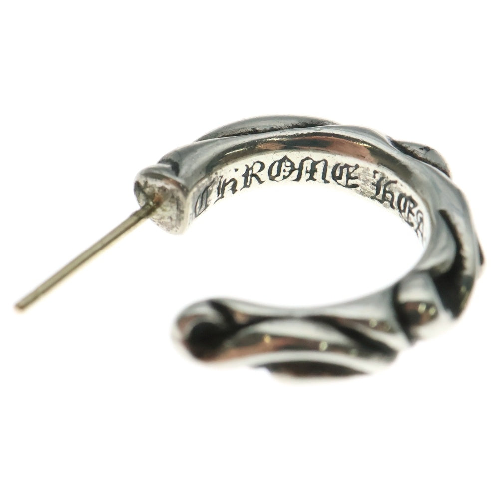 CHROME HEARTS(クロムハーツ) HOOP SCROOL スクロール フープピアス シルバー BCA102