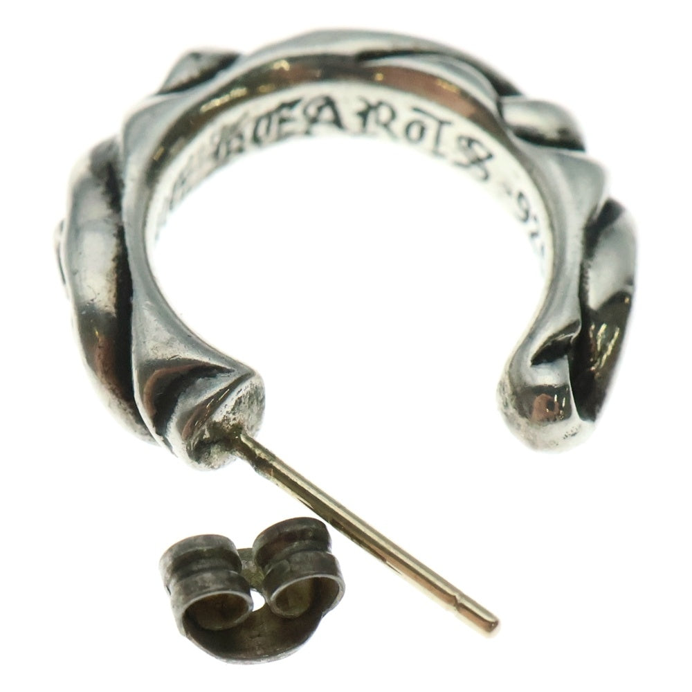 CHROME HEARTS(クロムハーツ) HOOP SCROOL スクロール フープピアス シルバー BCA102
