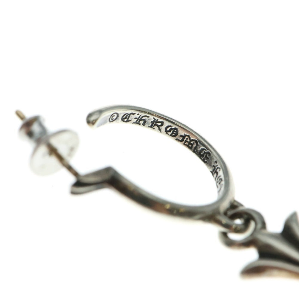 CHROME HEARTS(クロムハーツ) TINY CH CROSS タイニーCHクロス フープピアス シルバー BCA115