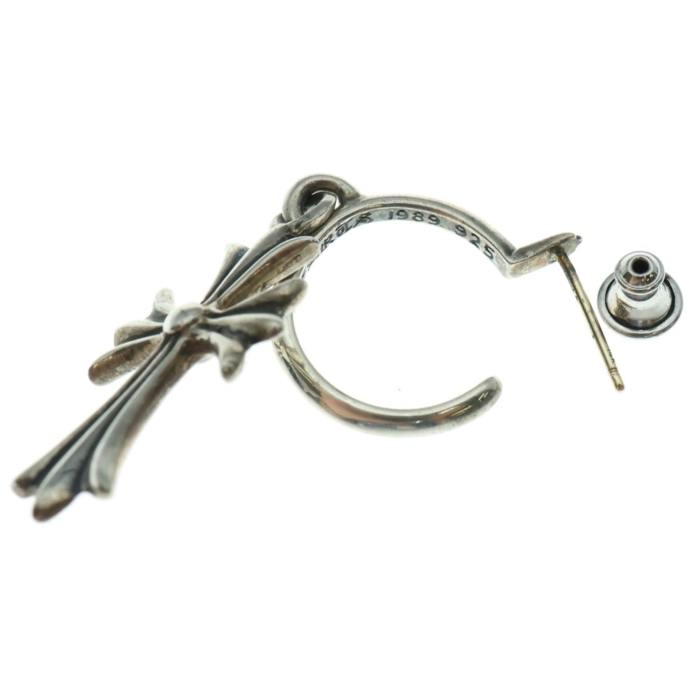 CHROME HEARTS(クロムハーツ) TINY CH CROSS タイニーCHクロス フープピアス シルバー BCA115