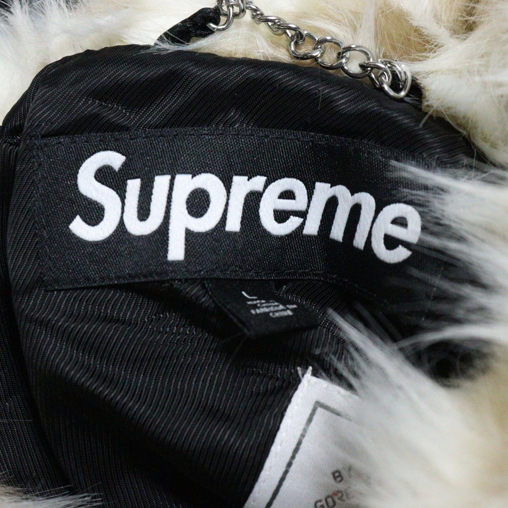 SUPREME(シュプリーム) 25SS Faux Fur Jacket ジップアップ フェイクファージャケット ベージュ