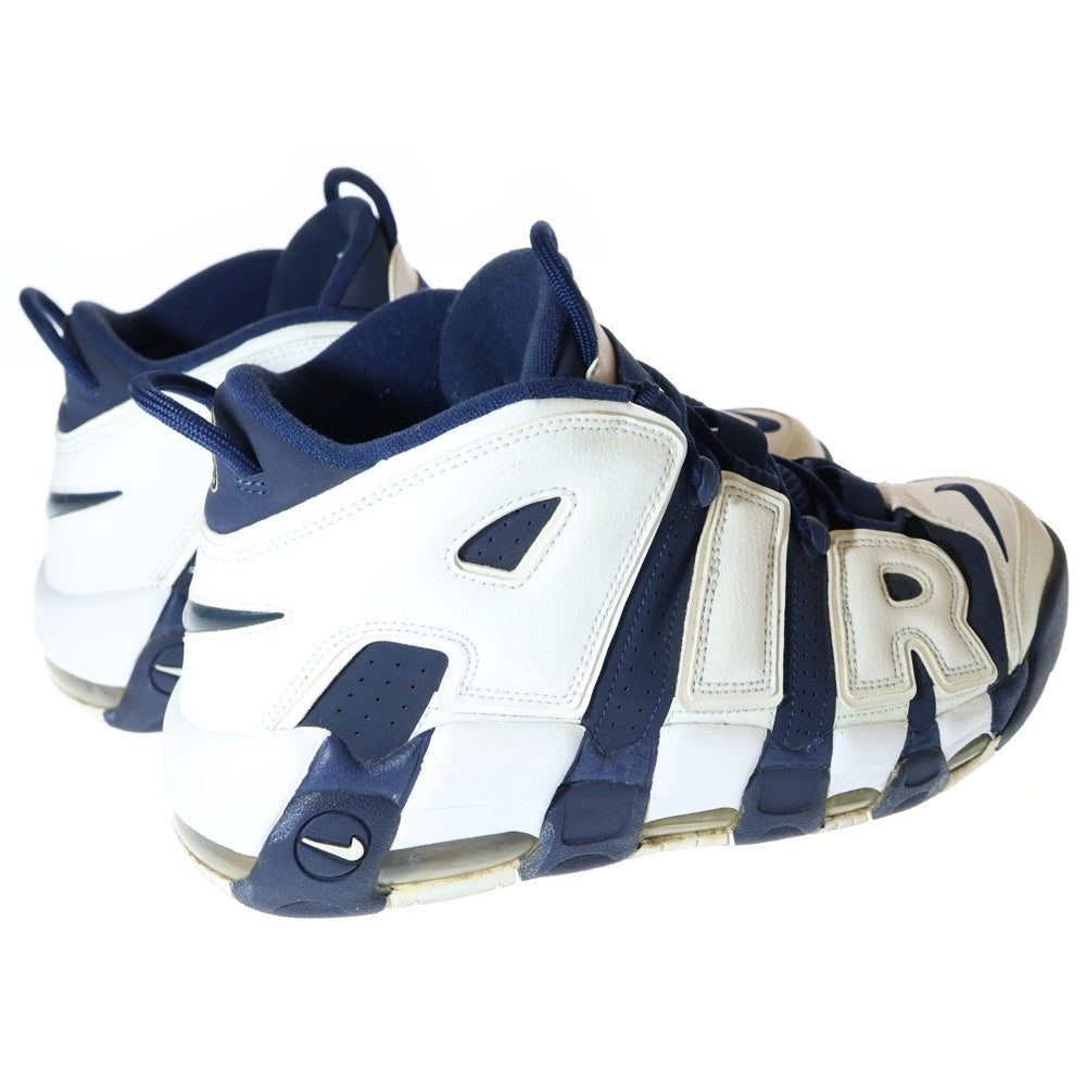 NIKE(ナイキ) AIR MORE UPTEMPO Olympic エアモアアップテンポ オリンピック ハイカットスニーカー ホワイト/ネイビー US13/31cm 414962‐104