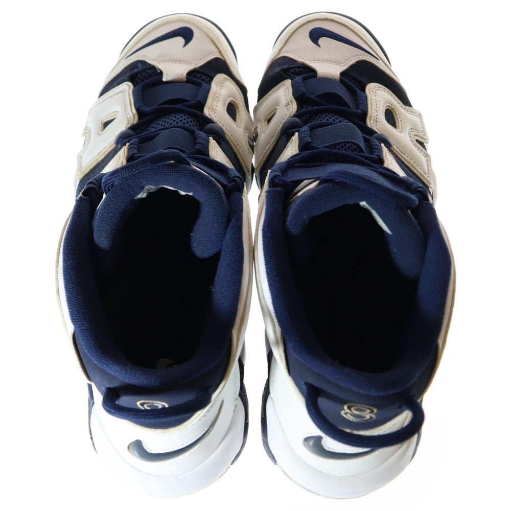 NIKE(ナイキ) AIR MORE UPTEMPO Olympic エアモアアップテンポ オリンピック ハイカットスニーカー ホワイト/ネイビー US13/31cm 414962‐104