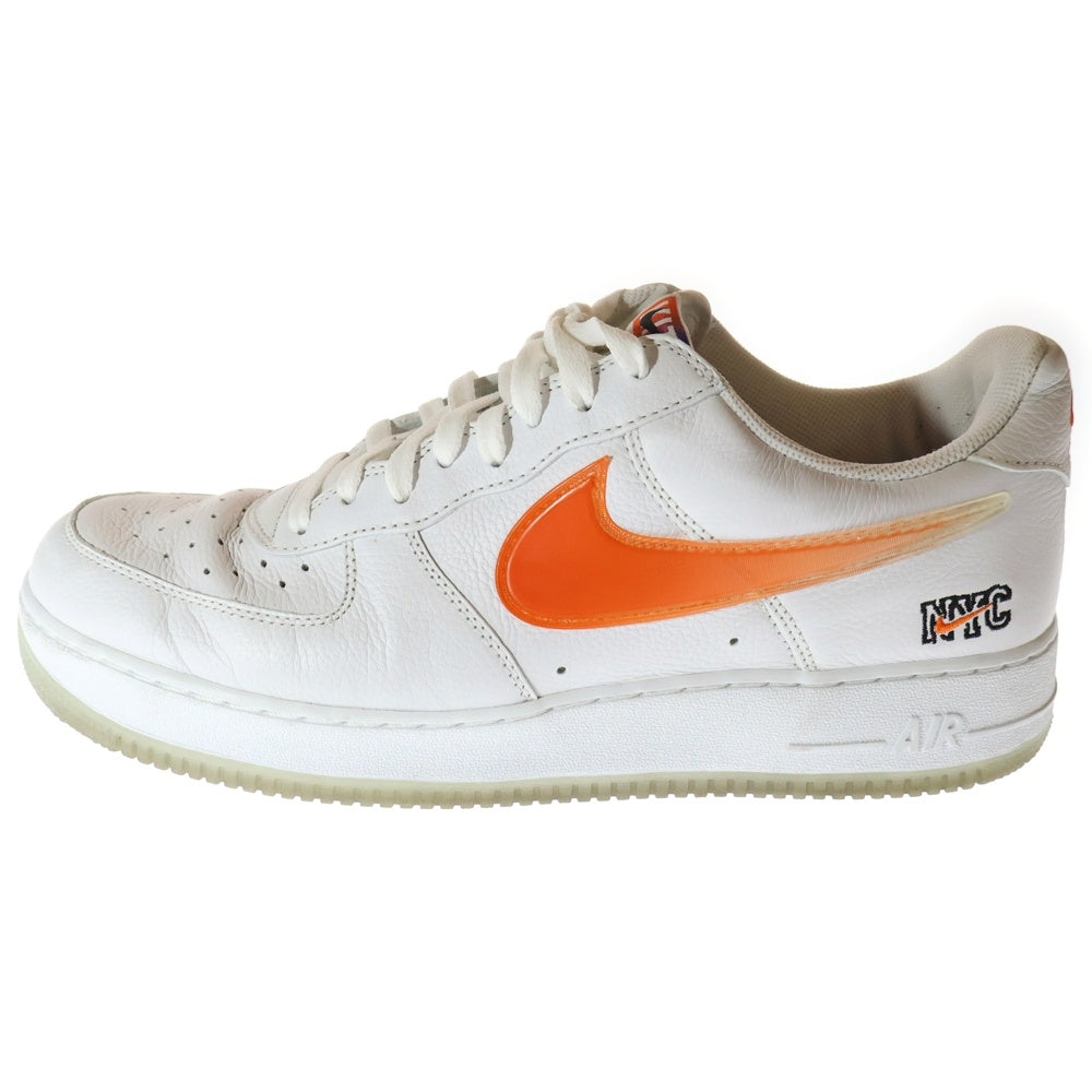 NIKE(ナイキ) ×KITH NYC 2020 AIR FORCE 1 LOW WHITE キス ニューヨーク 2020 エアフォース1 ローカットスニーカー ホワイト US13/31cm CZ7928-100