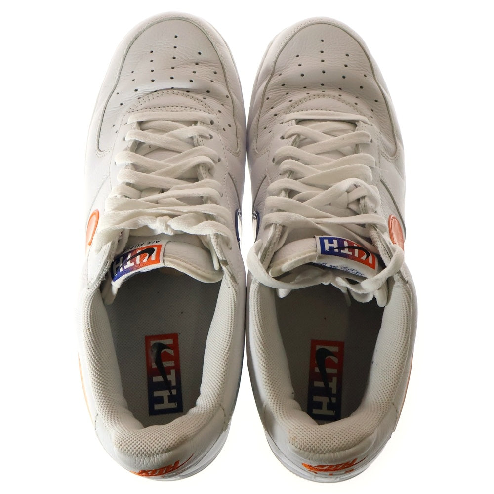 NIKE(ナイキ) ×KITH NYC 2020 AIR FORCE 1 LOW WHITE キス ニューヨーク 2020 エアフォース1 ローカットスニーカー ホワイト US13/31cm CZ7928-100