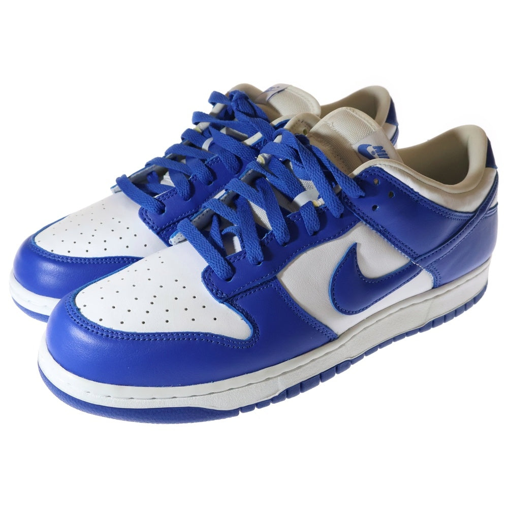 NIKE(ナイキ) DUNK LOW SP Varsity Royal/Kentucky CU1726-100 ダンク ロー SP バーシティロイヤル/ケンタッキー ローカットスニーカー ホワイト/ブルー US12/30cm CU1726-100