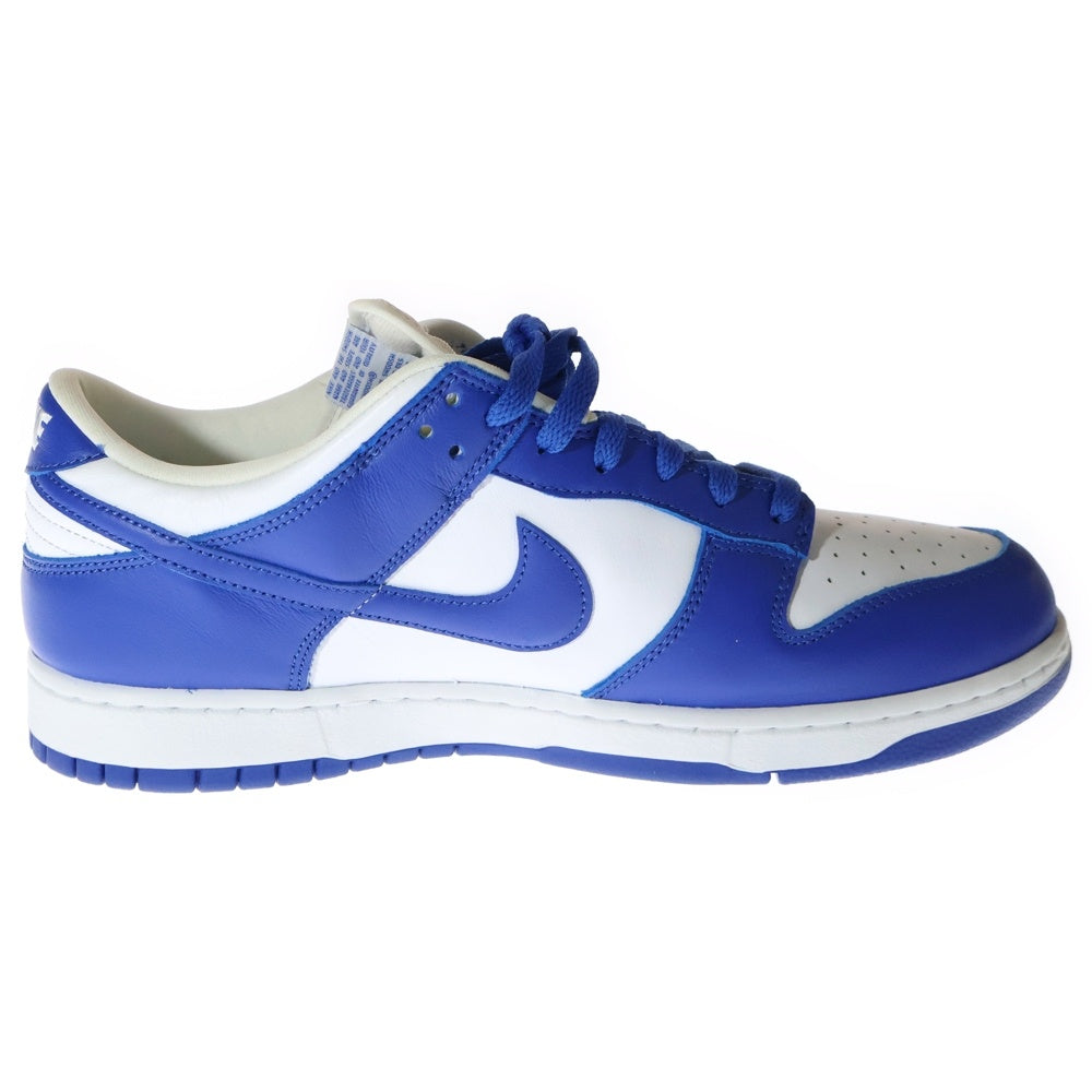 NIKE(ナイキ) DUNK LOW SP Varsity Royal/Kentucky CU1726-100 ダンク ロー SP バーシティロイヤル/ケンタッキー ローカットスニーカー ホワイト/ブルー US12/30cm CU1726-100