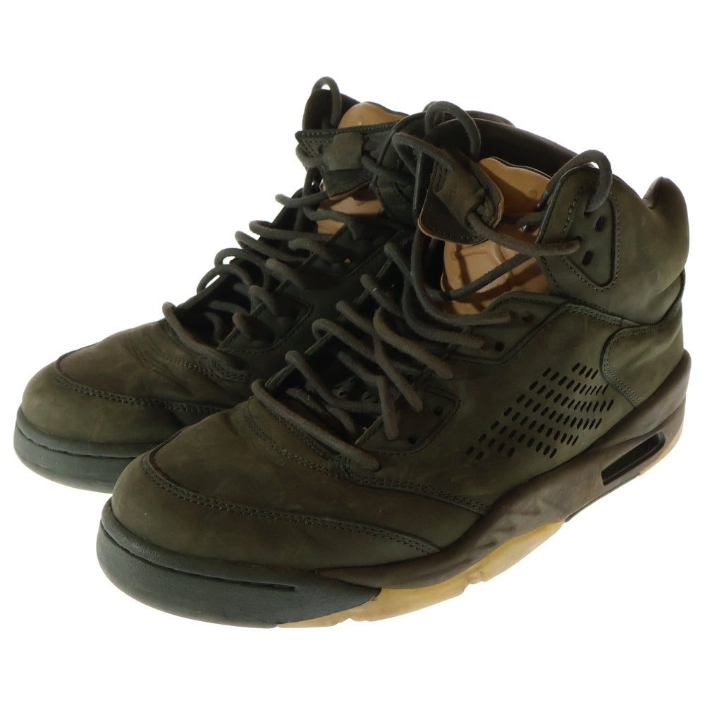 NIKE(ナイキ) AIR JORDAN 5 RETRO PREMIUM エアジョーダン5 レトロ プレミアム テイク フライト セコイア ハイカット スニーカー カーキ US12/30cm 881432-305