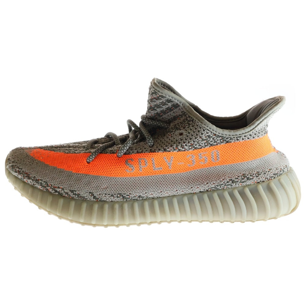 adidas(アディダス) YEEZY BOOST 350 V2 BELUGA REFLECTIVE イージーブースト350V2 ベルーガ リフレクティブ ローカットスニーカー グレー/オレンジ US13/31cm GW1229