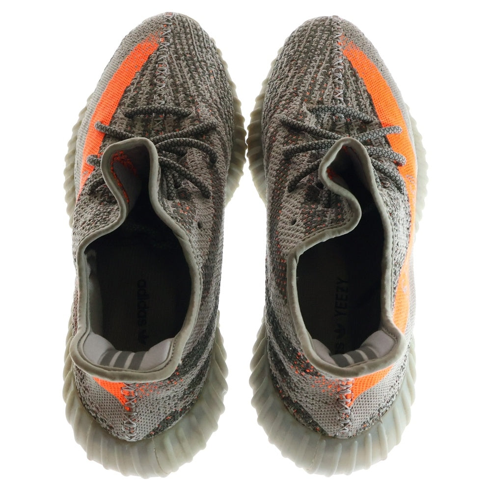 adidas(アディダス) YEEZY BOOST 350 V2 BELUGA REFLECTIVE イージーブースト350V2 ベルーガ リフレクティブ ローカットスニーカー グレー/オレンジ US13/31cm GW1229