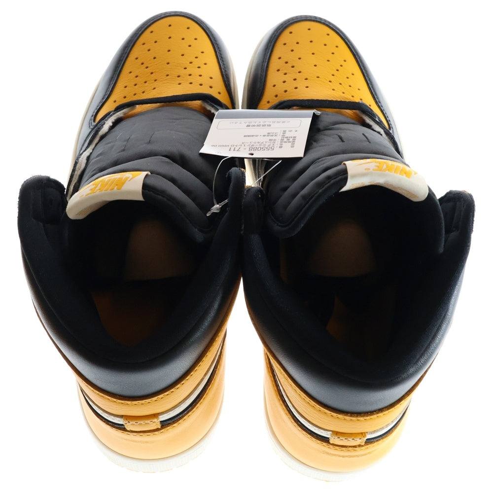 NIKE(ナイキ) AIR JORDAN 1 RETRO HIGH OG Taxi エアジョーダン 1 レトロ タクシー ハイカットスニーカー シューズ イエロー/ブラック US13/31cm 555088-711