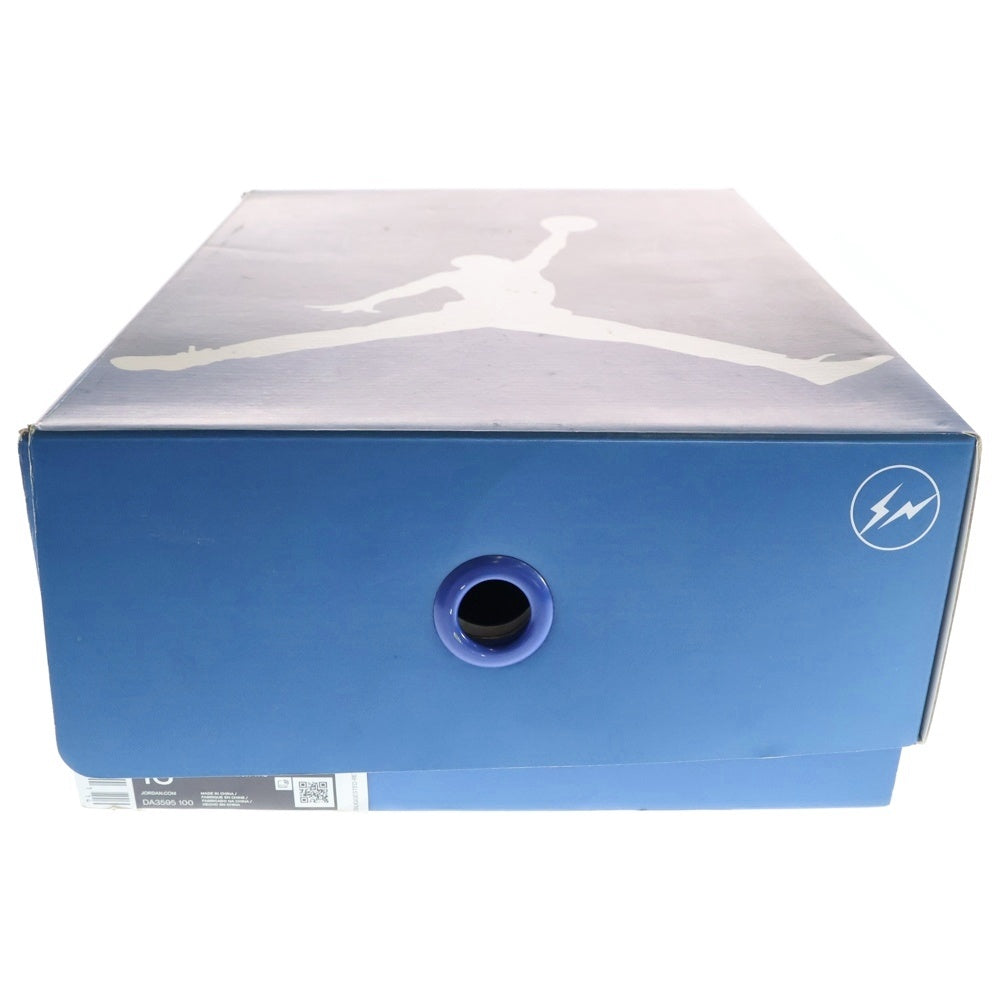 NIKE(ナイキ) ×FRAGMENT DESIGN AIR JORDAN 3 RETRO SP フラグメントデザイン ジョーダン 3 レトロ ミッドカットスニーカー ホワイト/ブラック US13/31cm DA3595-100