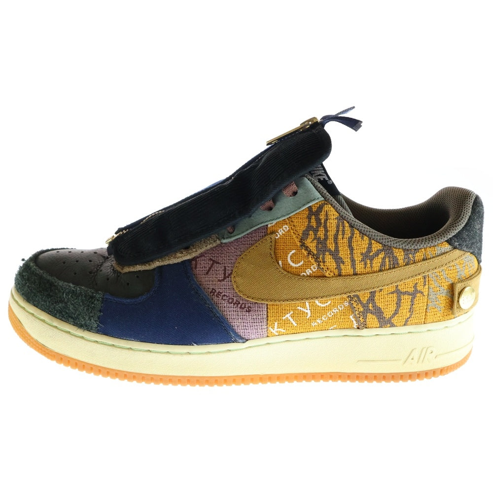 NIKE(ナイキ) ×TRAVIS SCOTT AIR FORCE 1 LOW CACTUS JACK トラヴィススコット エアフォース1 カクタスジャック ローカットスニーカー マルチ US14/32cm CN2405‐900