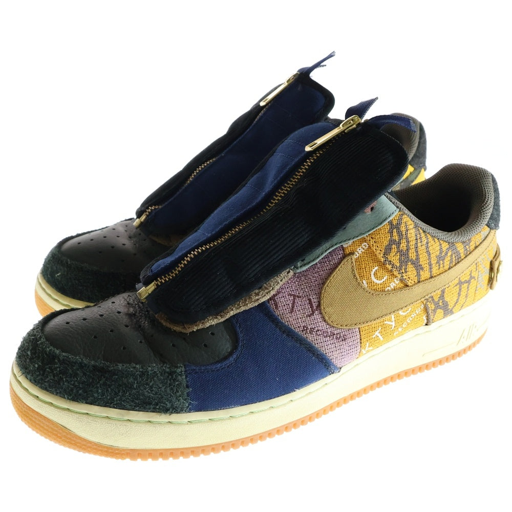 NIKE(ナイキ) ×TRAVIS SCOTT AIR FORCE 1 LOW CACTUS JACK トラヴィススコット エアフォース1 カクタスジャック ローカットスニーカー マルチ US14/32cm CN2405‐900