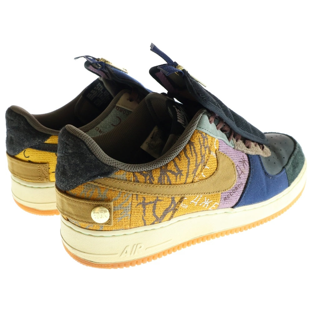 NIKE(ナイキ) ×TRAVIS SCOTT AIR FORCE 1 LOW CACTUS JACK トラヴィススコット エアフォース1 カクタスジャック ローカットスニーカー マルチ US14/32cm CN2405‐900