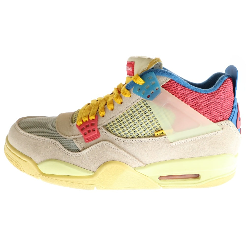 NIKE(ナイキ) ×UNION AIR JORDAN 4 GUAVA ICE ユニオン エアジョーダン4 グァバアイス ハイカットスニーカー マルチ US12.5/30.5cm DC9533-800
