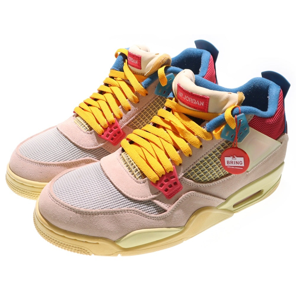 NIKE(ナイキ) ×UNION AIR JORDAN 4 GUAVA ICE ユニオン エアジョーダン4 グァバアイス ハイカットスニーカー マルチ US12.5/30.5cm DC9533-800