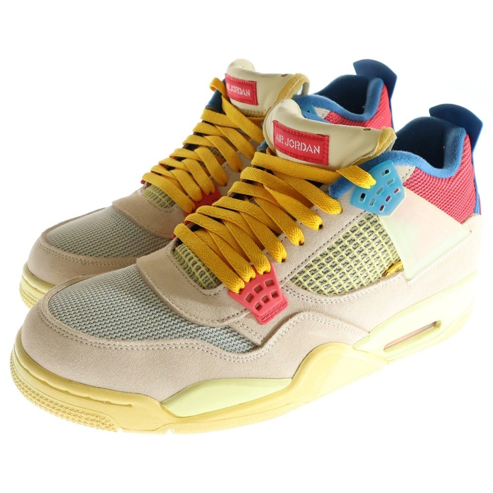 NIKE(ナイキ) ×UNION AIR JORDAN 4 GUAVA ICE ユニオン エアジョーダン4 グァバアイス ハイカットスニーカー マルチ US12.5/30.5cm DC9533-800