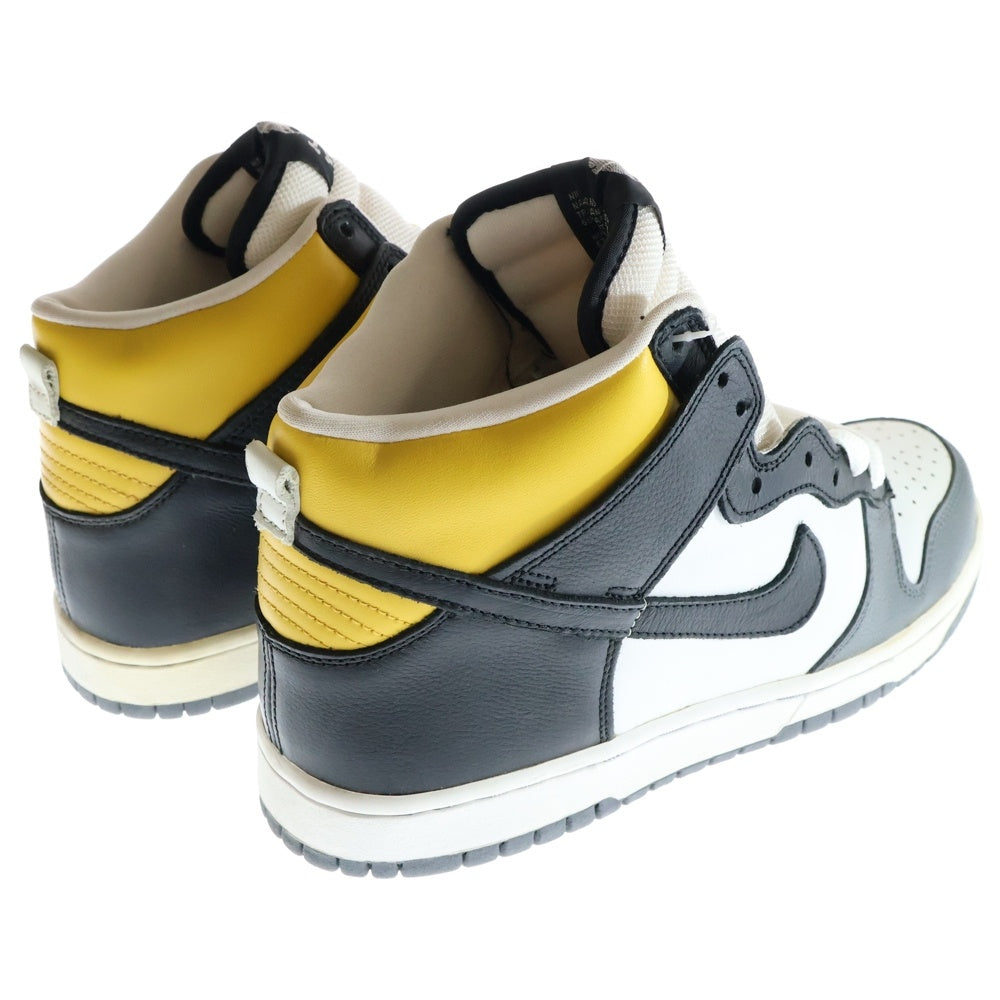 NIKE SB(ナイキエスビー) 【観賞用2004年製】DUNK HIGH PRO DANIEL SHIMIZU ダンク プロ ダニエルシミズ ハイカットスニーカー ホワイト/イエロー US9.5/27.5cm 305050-101