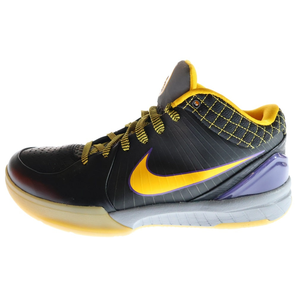 NIKE(ナイキ) 【観賞用2008年製】KOBE 4 CARPE DIEM コービー4 カルペ デニム ローカットスニーカー ブラック/イエロー US9/27cm 344335-001