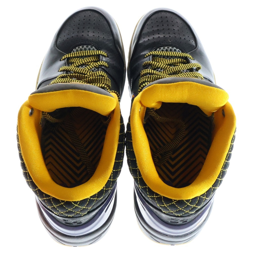 NIKE(ナイキ) 【観賞用2008年製】KOBE 4 CARPE DIEM コービー4 カルペ デニム ローカットスニーカー ブラック/イエロー US9/27cm 344335-001